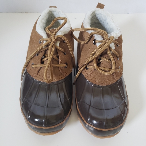 Khombu Steel Shank Waterproof Duck Boots Rain Boots Insulated Size 8 Like New